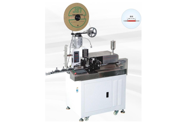 Fully Automatic Pressing and Crimping Tinning Machine ((one side pressing, one side dipping) SK-A18 